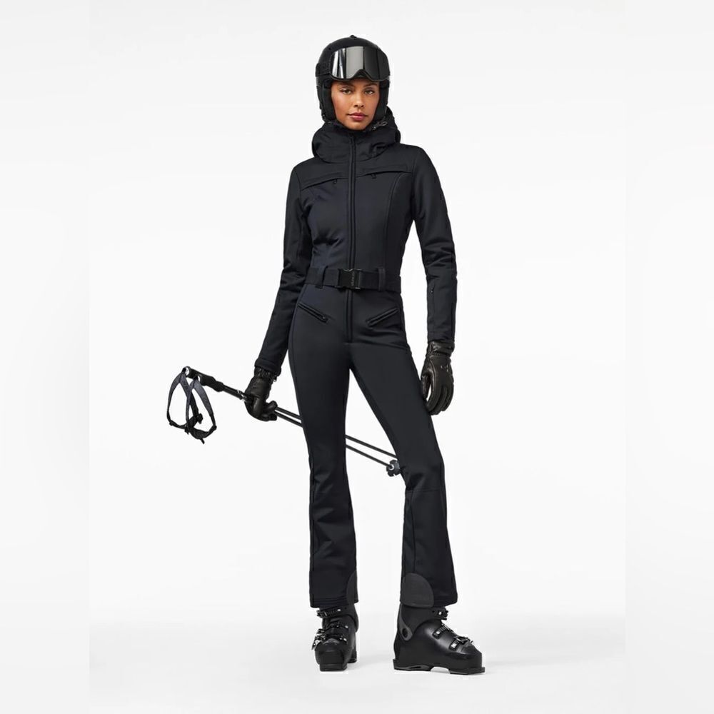 Goldbergh Parry Ski Suit Black Collared Waterproof US 8